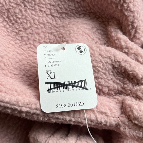 Free People Movement Hit The Trails Fleece Teddy Jacket size XL NWT - Picture 4 of 15